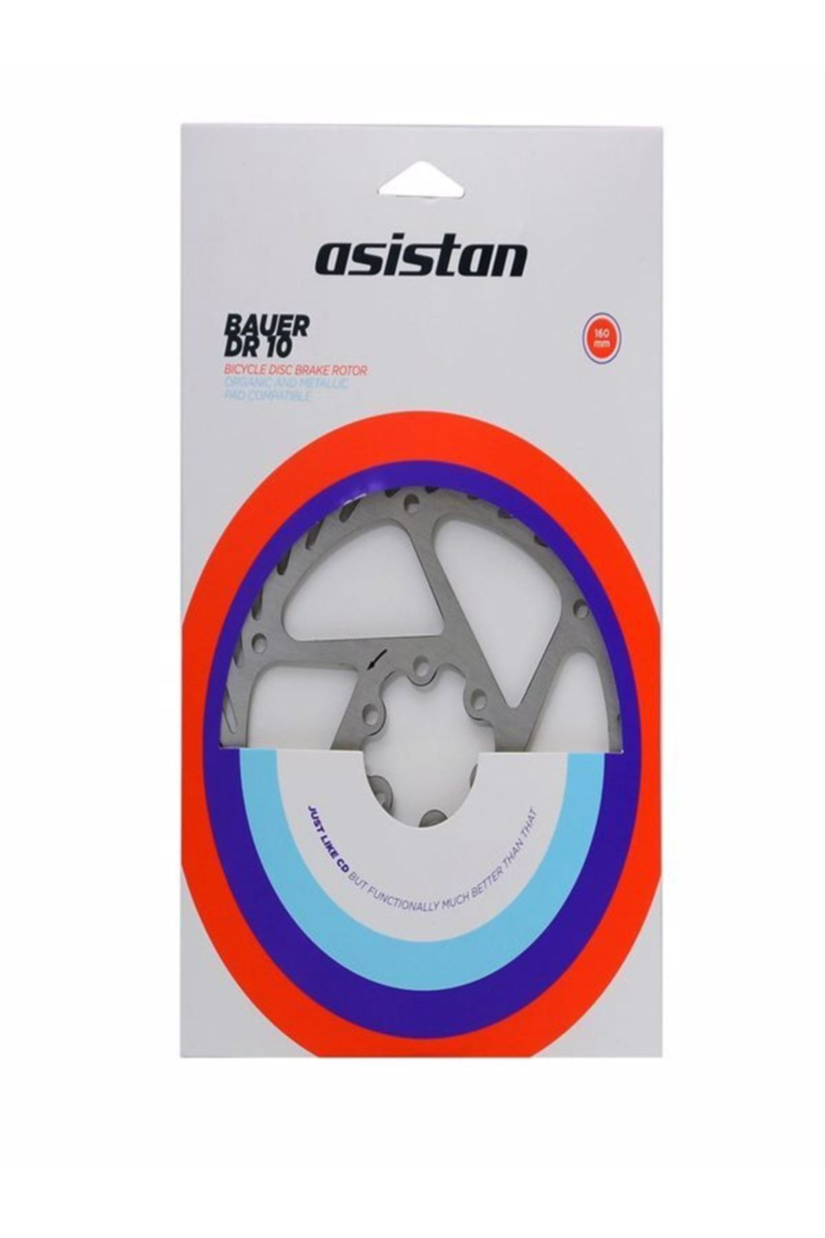 Asistan Bauer Dr10 6 Vida Rotor 160Mm (Çift 2 Adet) (Ön Arka Takim)
