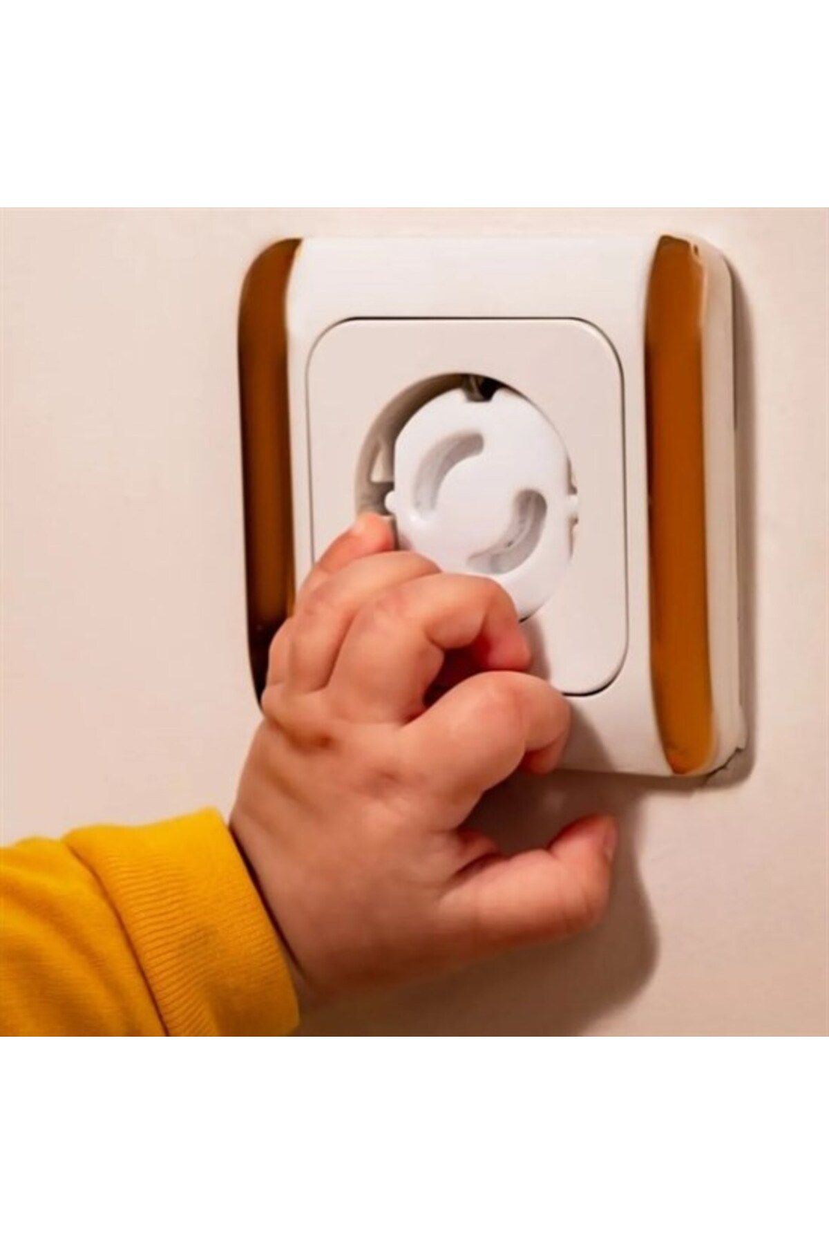 Ok Aksesuar Bebek Çocuk Priz Koruma Kapaği (6 Adet) Çocuk Güvenliği, Priz Muh