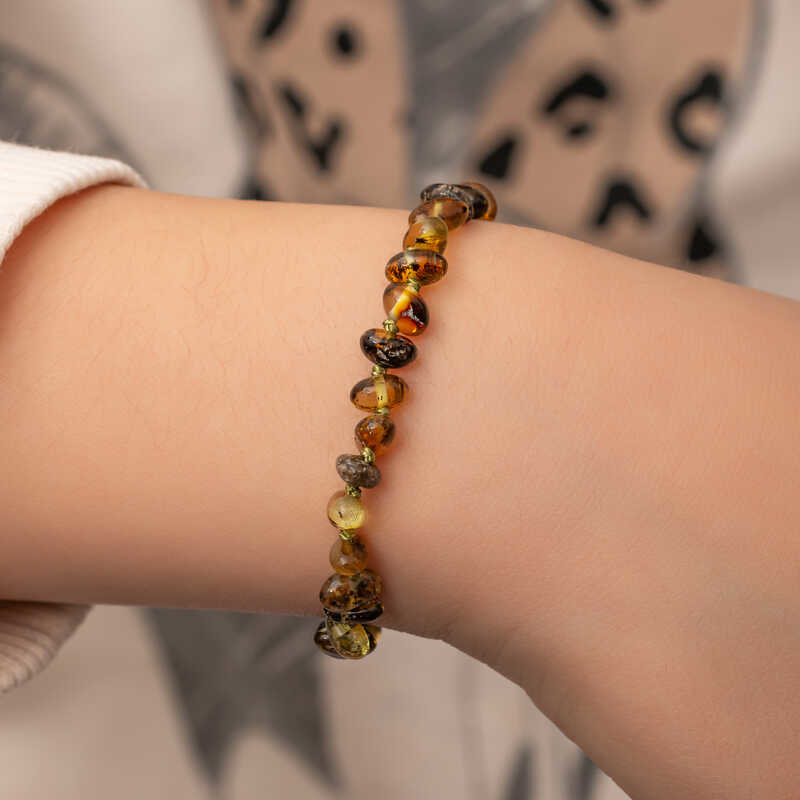 Stillove Bebek Damla Kehribar Bileklik  Sl7313