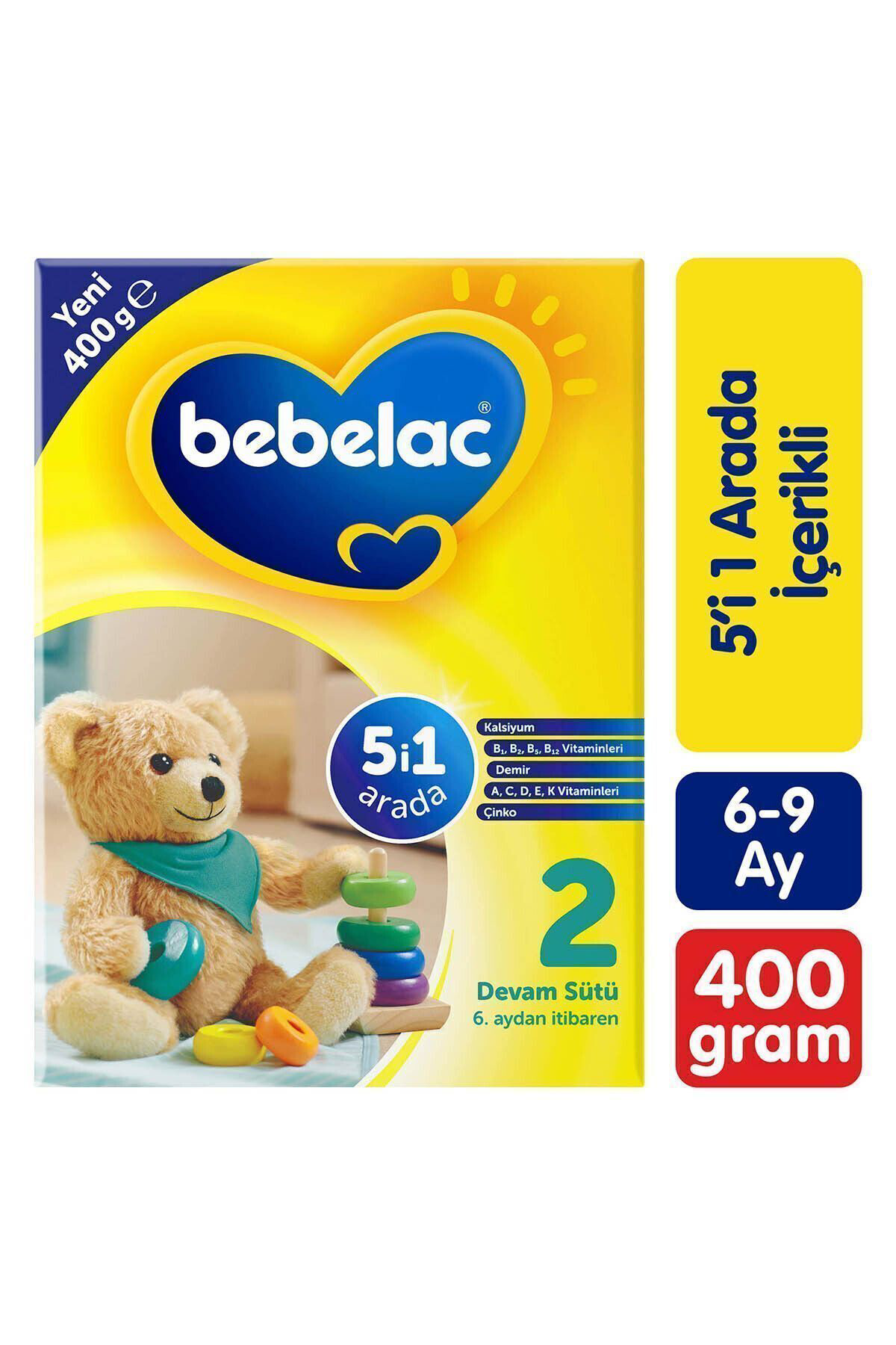 Bebelac  2 Devam Sütü 6 Ay+ 400 Gr