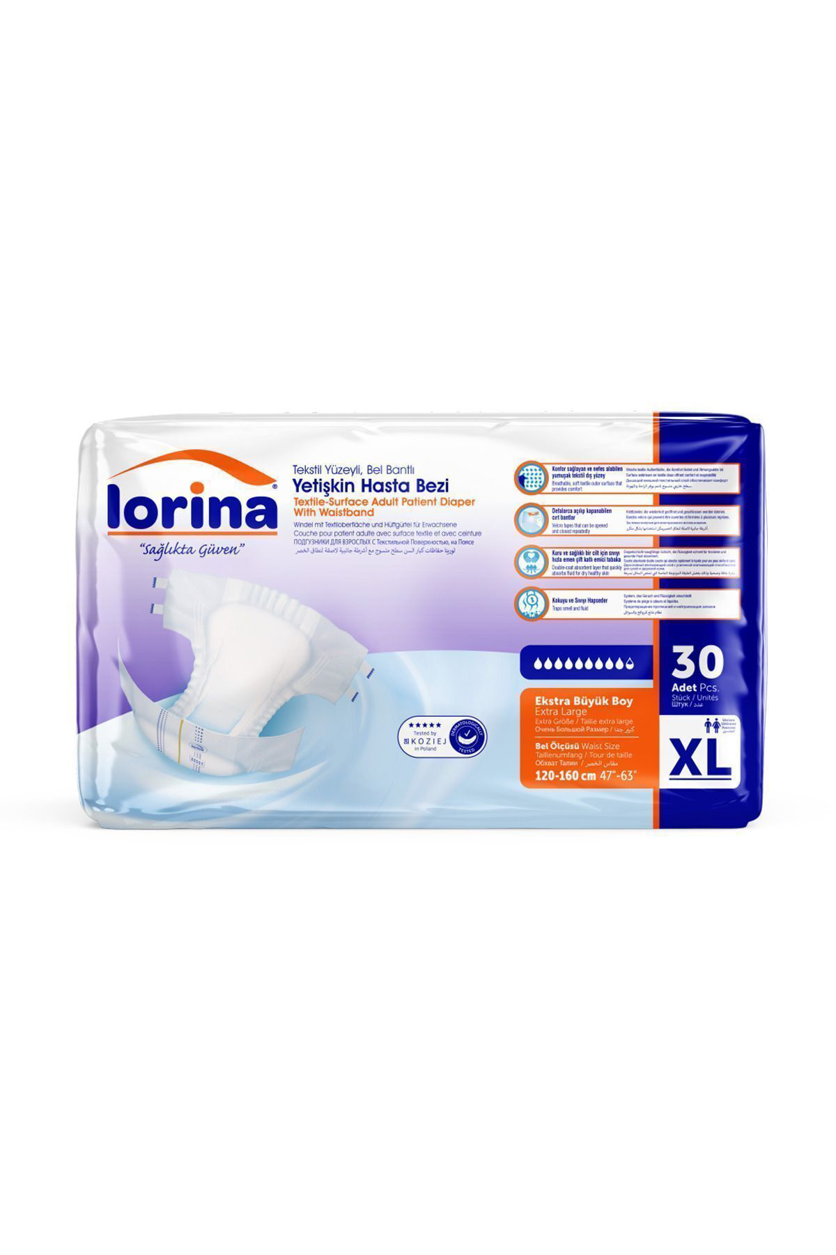 Lorina Belbantli Bez 2X30 Adet Xl