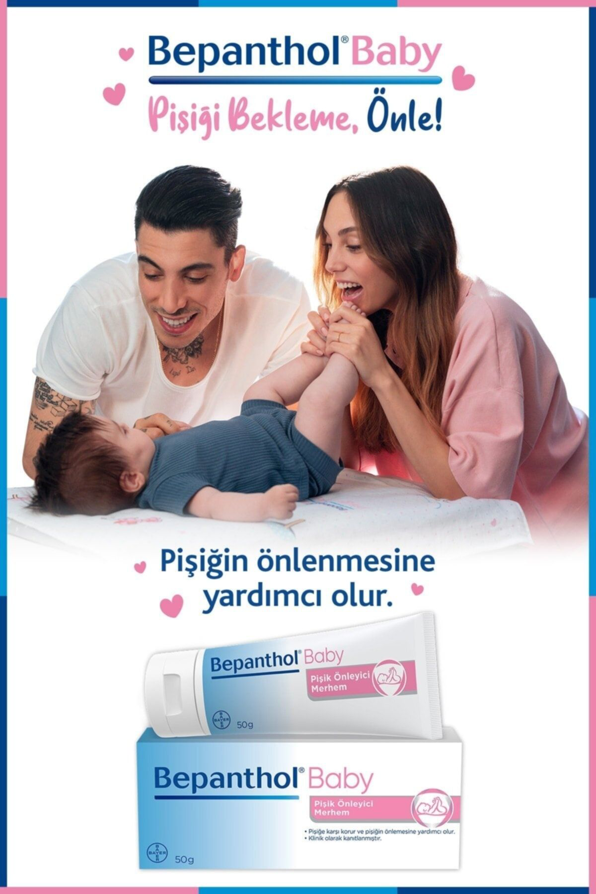 Bepanthol  Baby Pişik Önleyici Merhem 50 G X 2 Adet