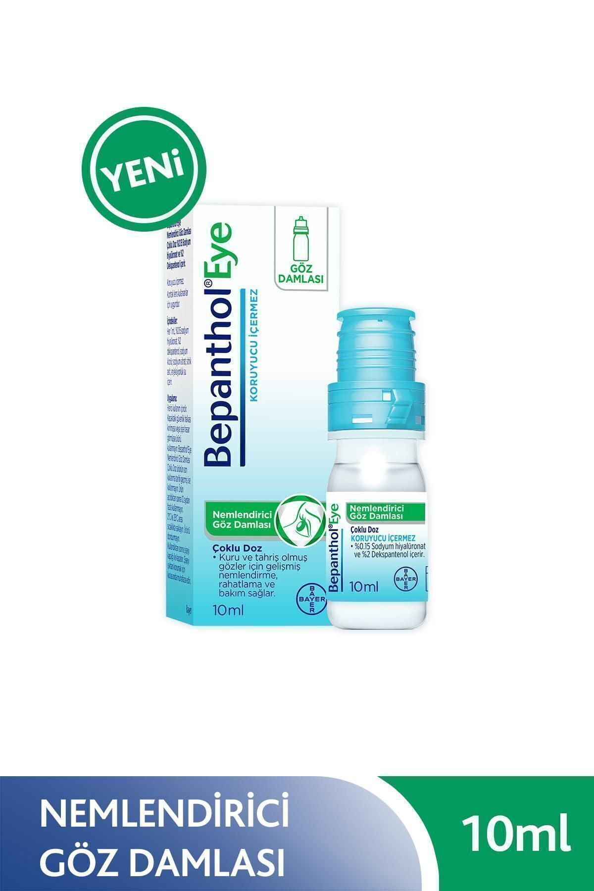 Bepanthol  Eye Nemlendirici Göz Damlasi 10 Ml