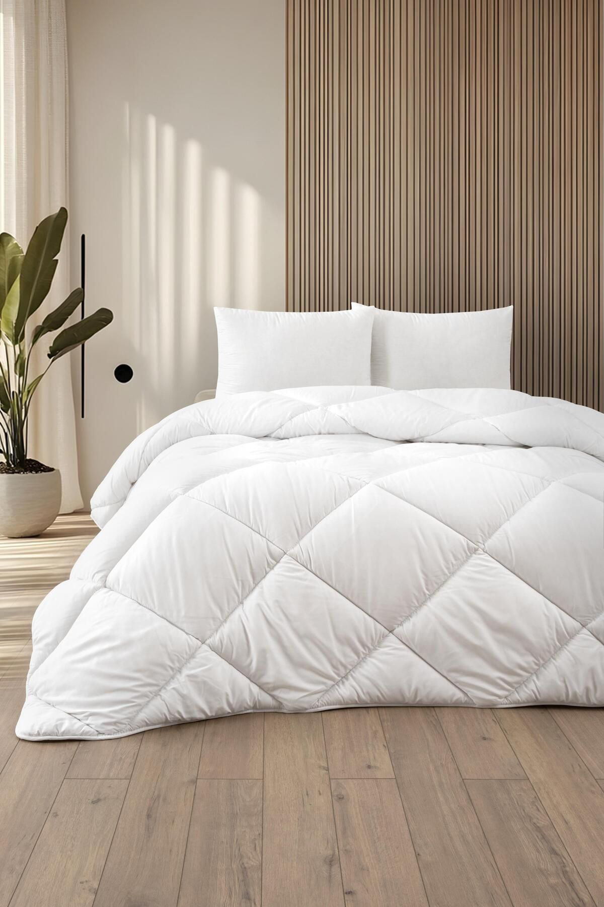 Formeya Beyaz Soft Dört Mevsim Tek Kişilik Yorgan 155*215 Cm