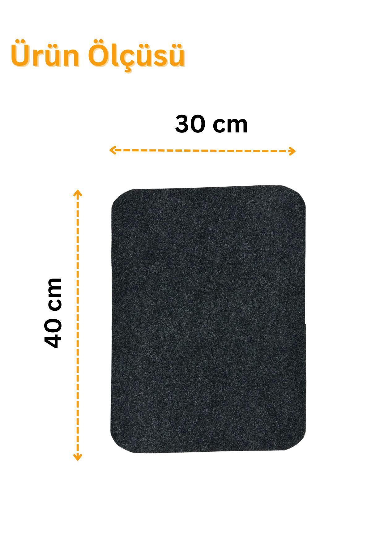 Beylini Beylini Mouse Pad Kaydirmaz Taban Keçe Gaming Oyuncu Pedi 30X40 C