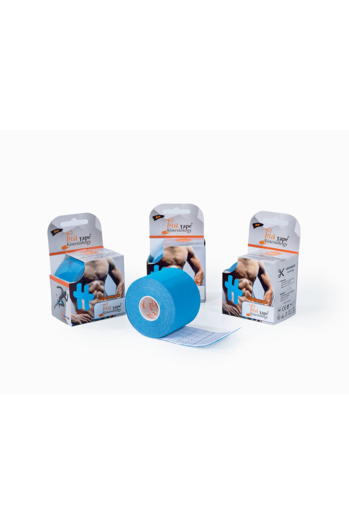 Biatape Bia Tape Kinesiology Ağri Bandi 5Cm X 5Metre Mavi