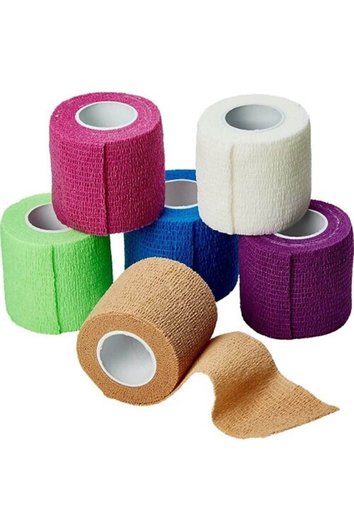 Clineo Biatape Cohesive Bandaj 7,5Cm -Kirmizi