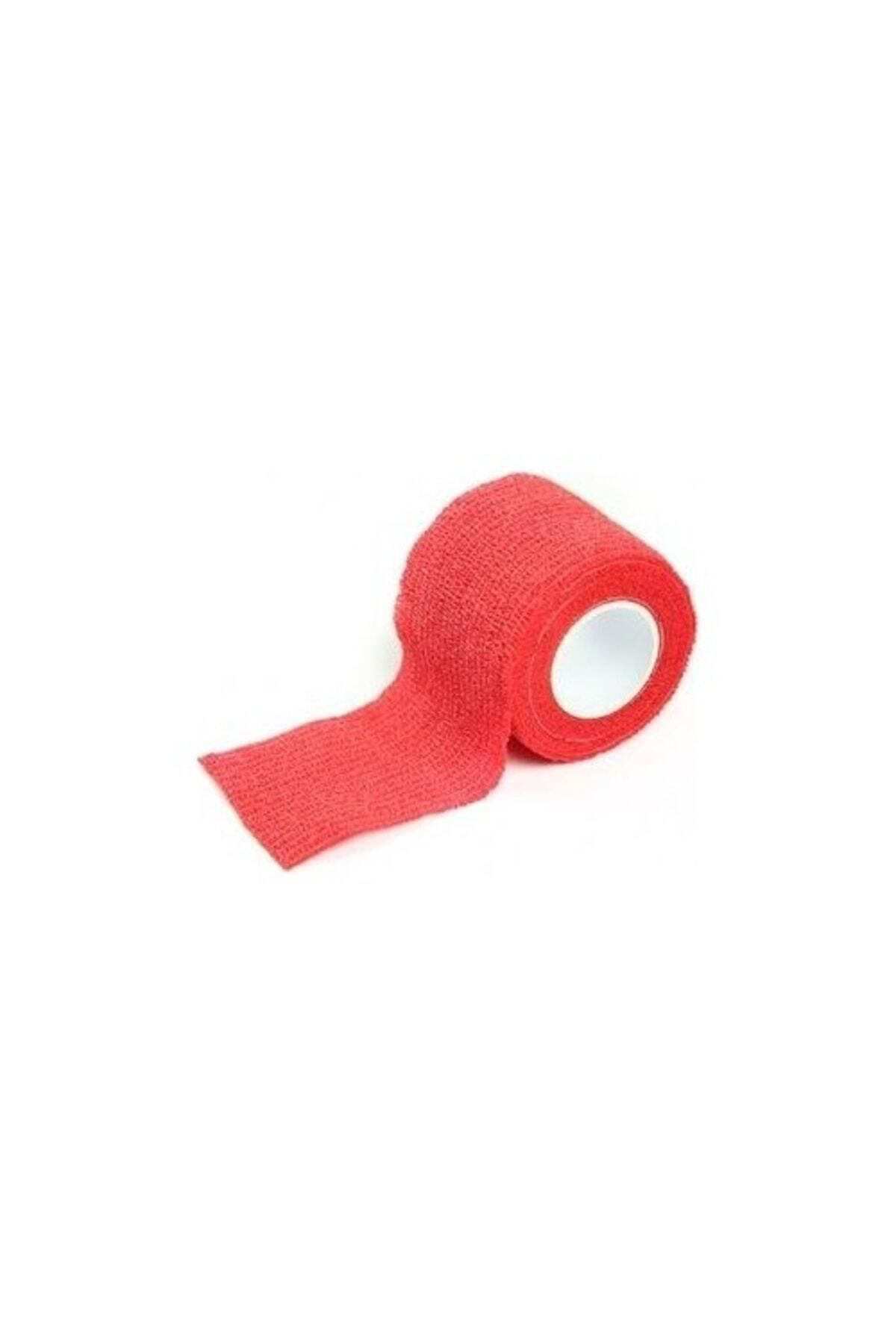 Clineo Biatape Cohesive Bandaj 7,5Cm -Kirmizi