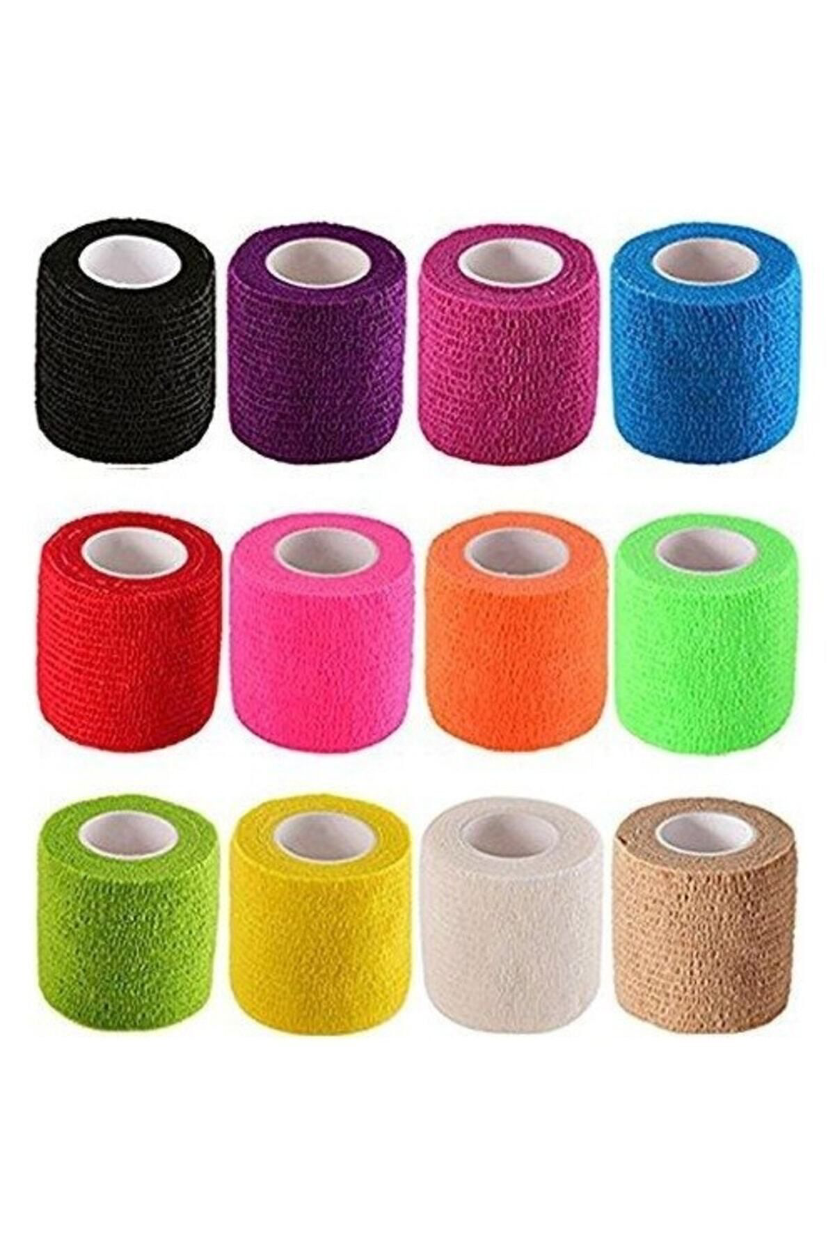 Clineo Biatape Cohesive Bandaj 7,5Cm -Kirmizi