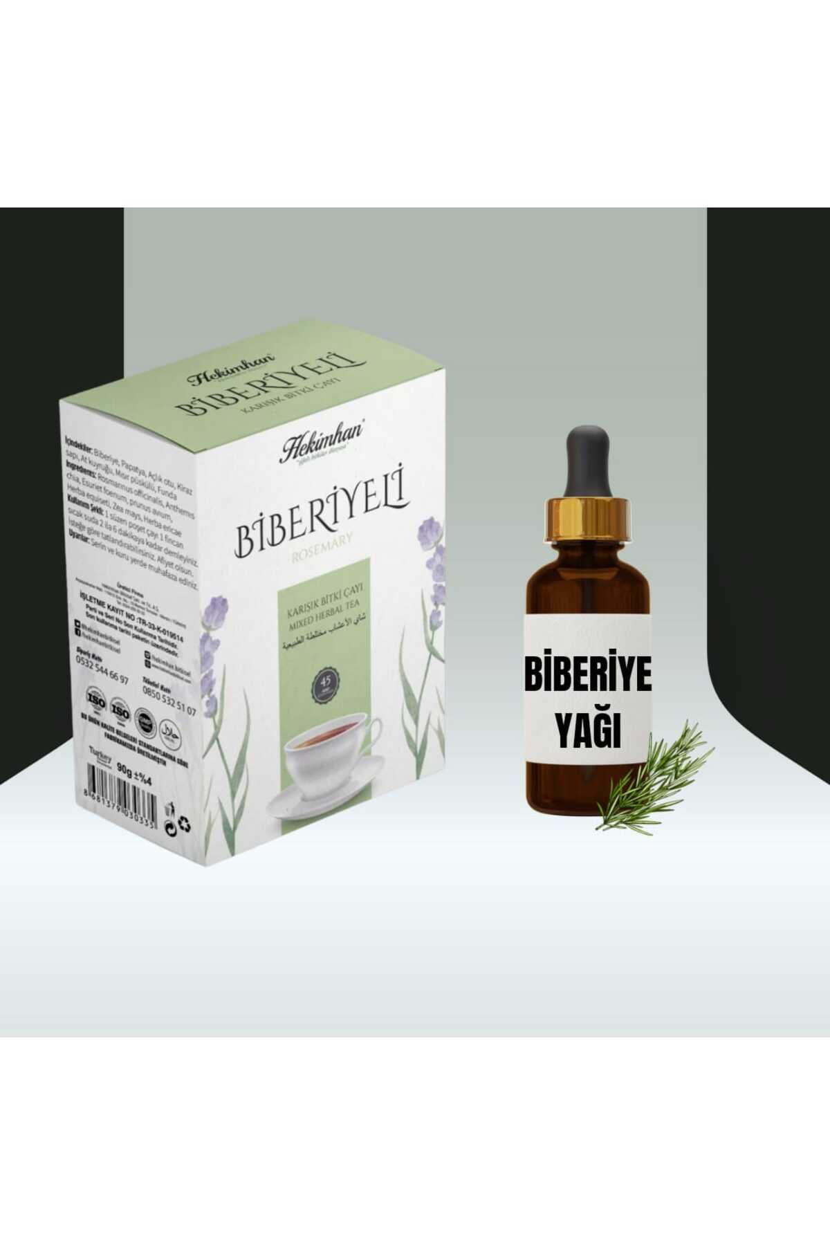 Çare Burada Biberiyeli Çay 40'Li + Biberiye Yaği 20 Ml