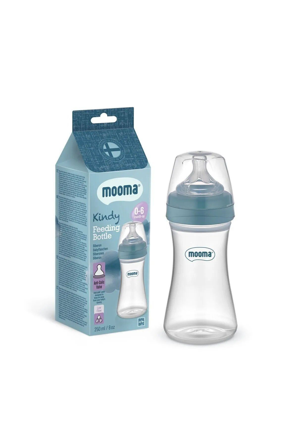 K&A Biberon Anti Kolik Biberon 250 Ml Kapakli Biberon 0 - 6 Ay (Yavaş