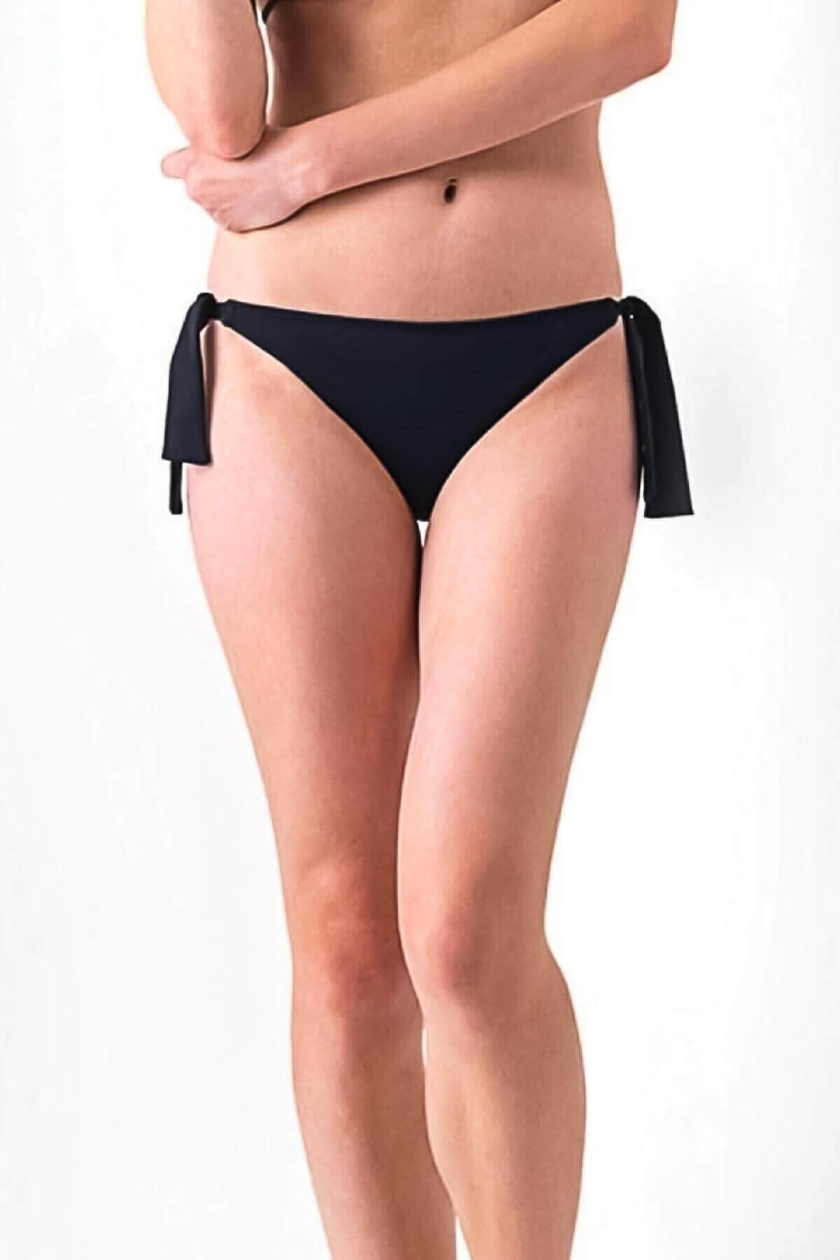 Blackspade Bikini Alt Tulum Bağcikli Siyah