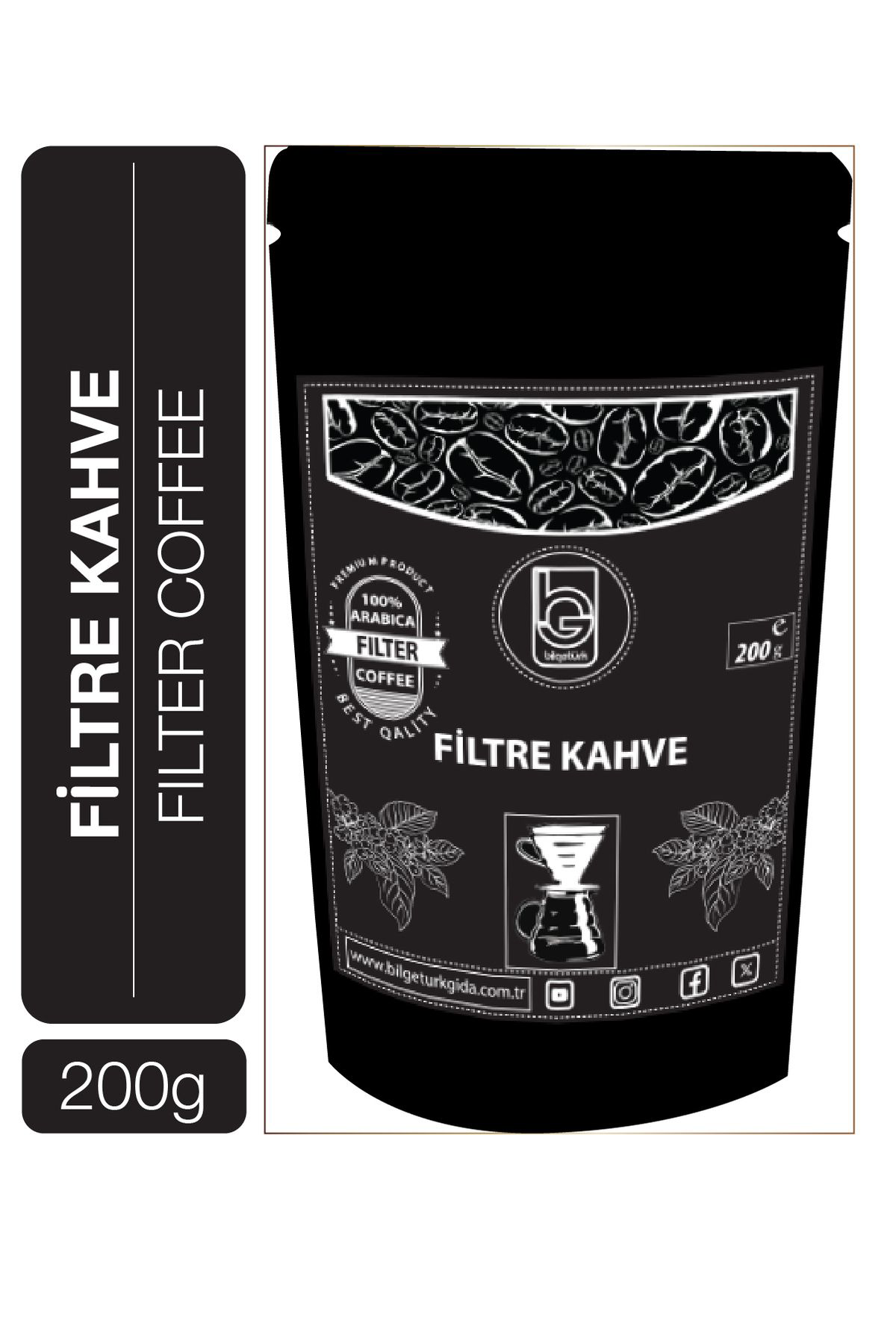 Bilgetürk Gida Bilgetürk Filtre Kahve 200 Gr