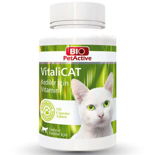 Bio Pet  Active Vitalicat Kediler İçin Multi Vitamin (150 Tablet)