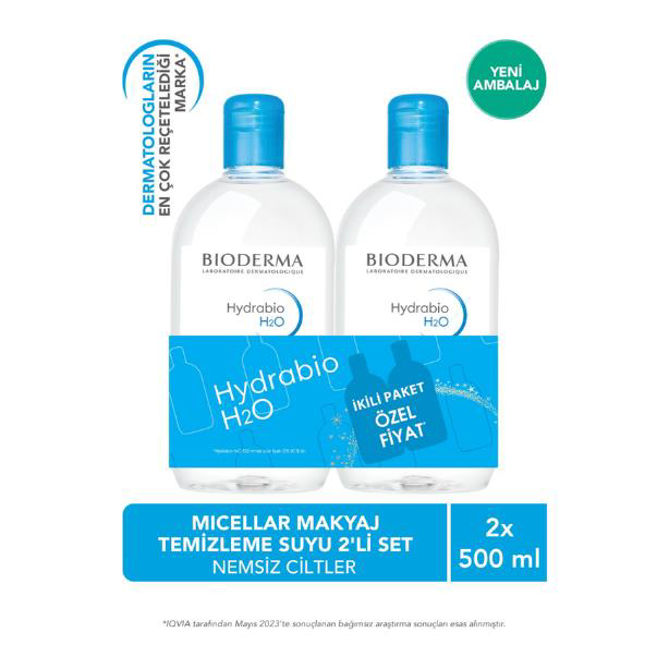 Bioderma  Hydrabio H2o 500 Ml + 500 Ml İkili Paket Özel Fiyat