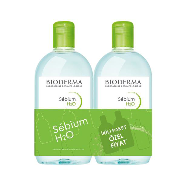 Bioderma  Sebium H2o 500 Ml + 500 Ml İkili Paket Özel Fiyat