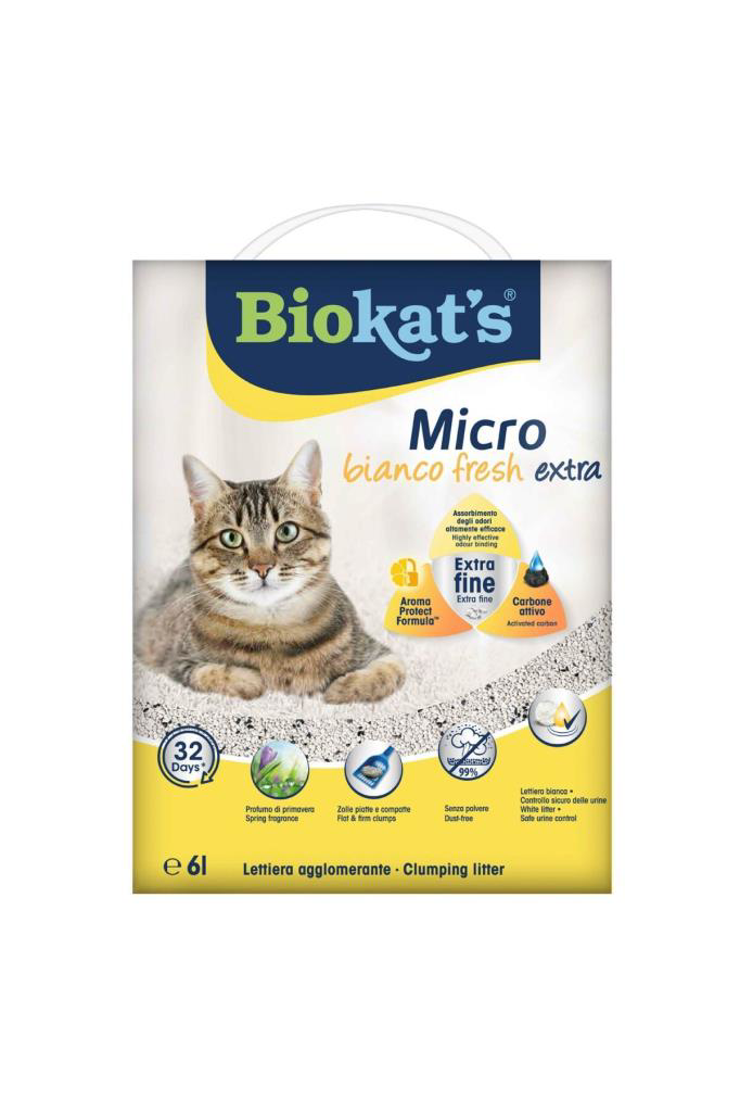 Biokats  Micro Bianco Fresh Extra Kedi Kumu 6 Lt