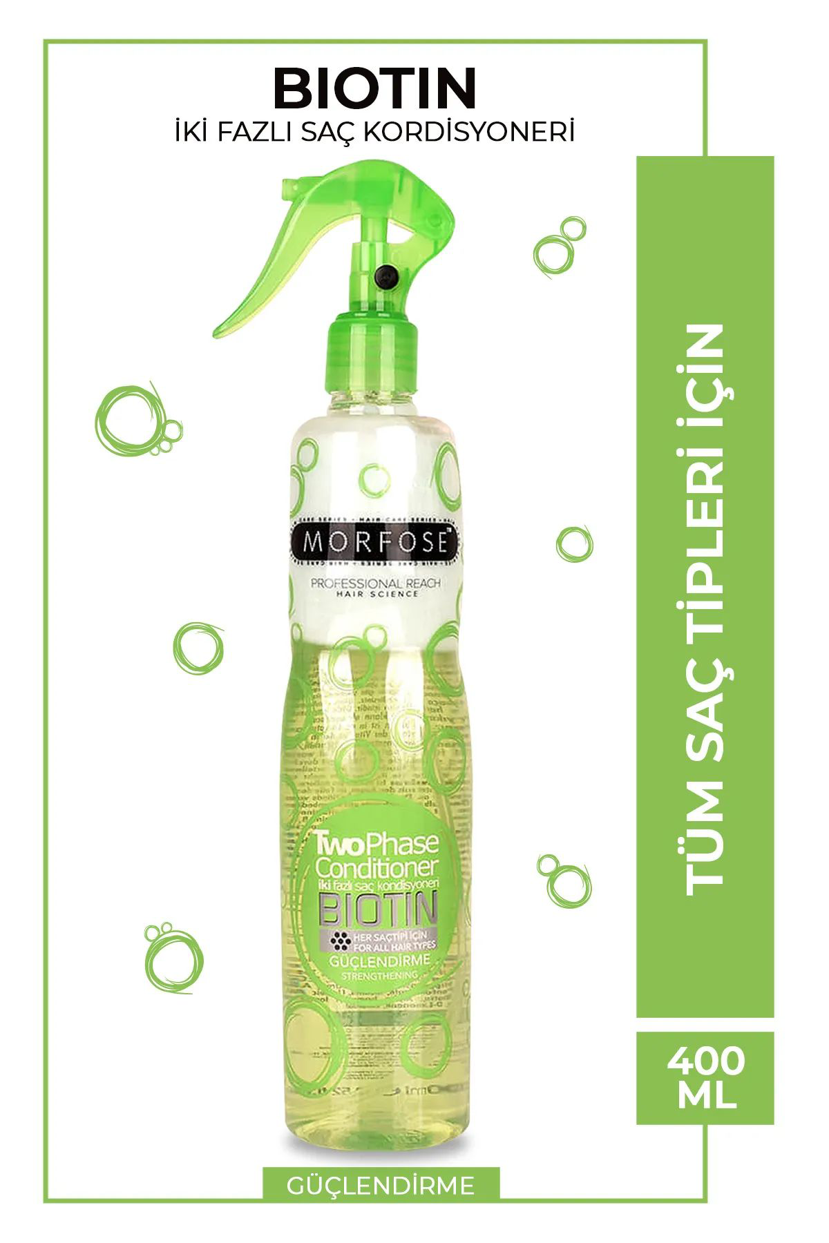 Just Cheap Store Biotin Çift Fazli Saç Kondisyoner Fön Suyu 400 Ml - Mrfs