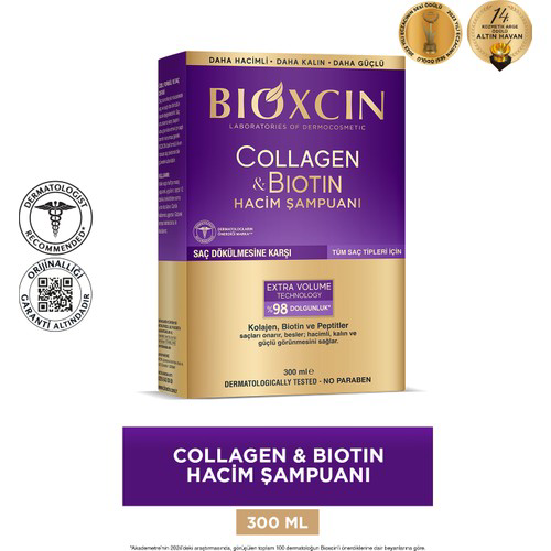 Bioxcin Collagen & Biotin Hacim Şampuan 300 Ml