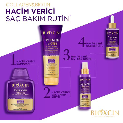 Bioxcin Collagen & Biotin Hacim Şampuan 300 Ml