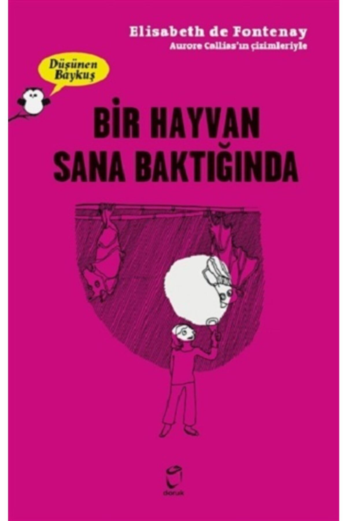 Doruk Yayinlari Bir Hayvan Sana Baktiğinda - Düşünen Baykuş - Elisabeth De Fonten