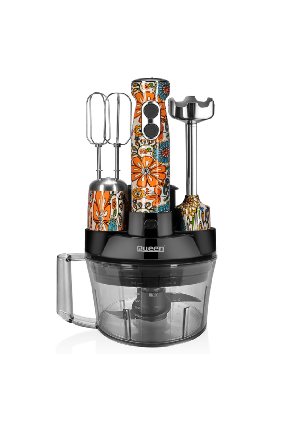 Queen Blendmix Pro Casablanca Blender Set (Qbs-360Cb)