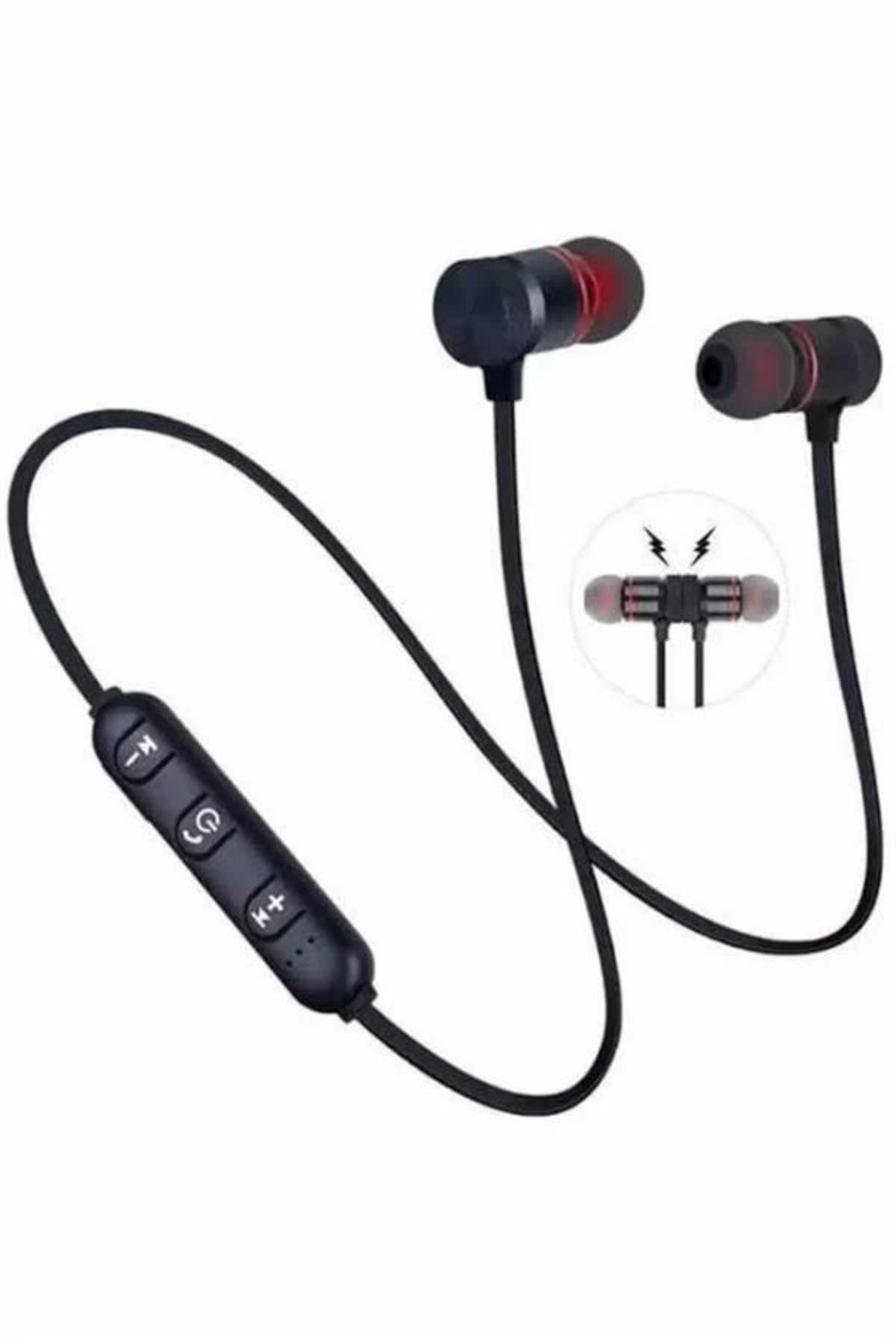 Pamiravm Bluetooth Bağlantili Kablolu Miknatisli Sport Kulaklik