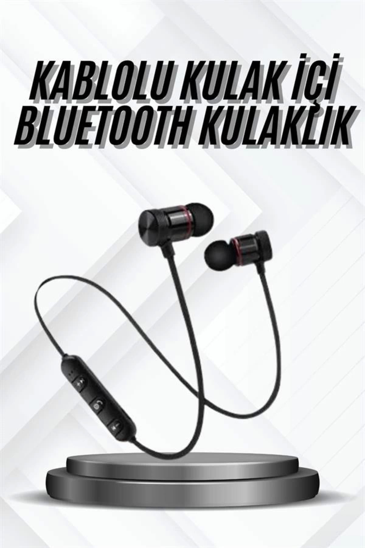 Pamiravm Bluetooth Bağlantili Kablolu Miknatisli Sport Kulaklik