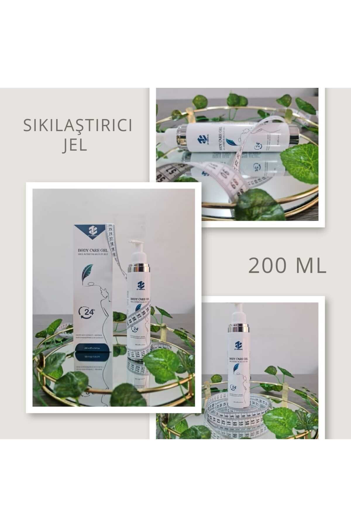 Zt Medikal Gida Takviyesi Sağlik Ürünleri Body Care Gel Sikilaştirici Selülit Jeli 200 Ml