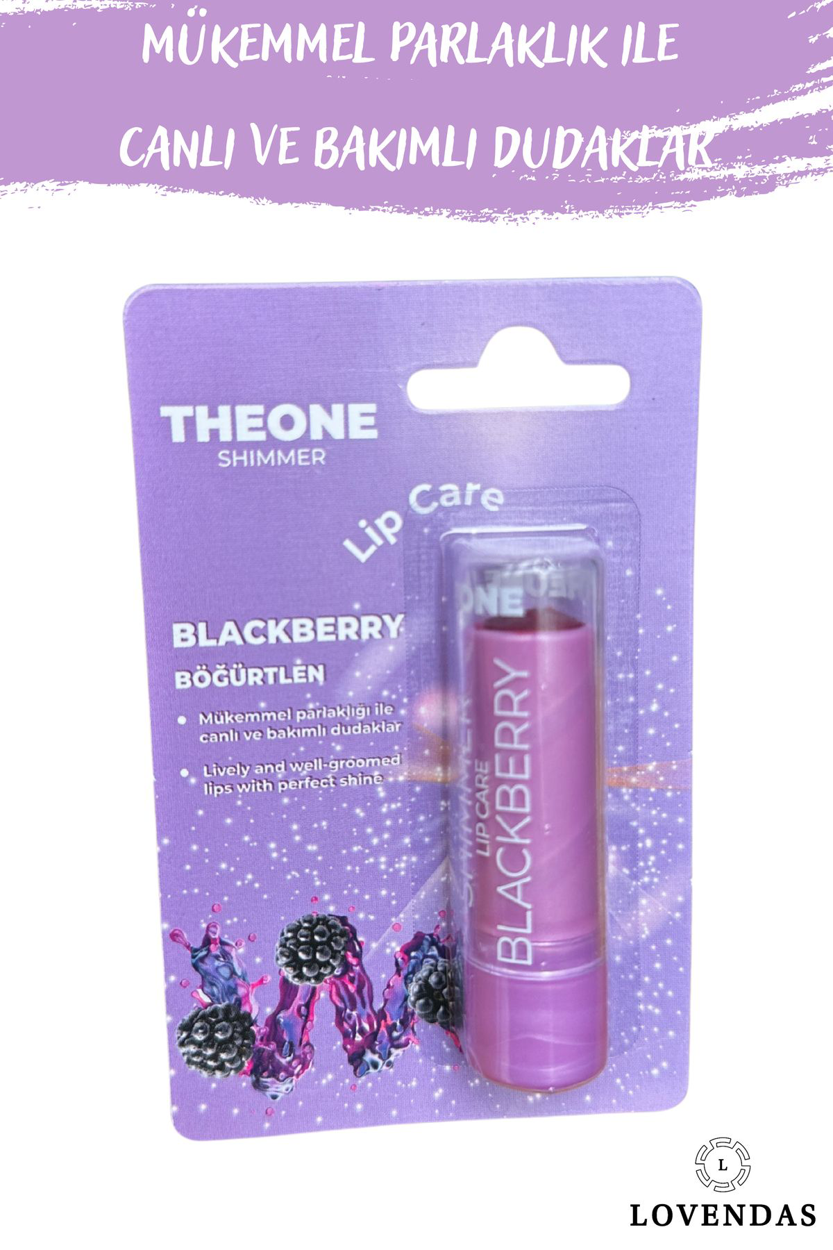 Lovendas Böğürtlen Lip Balm Dudak Bakim Krem Balsami