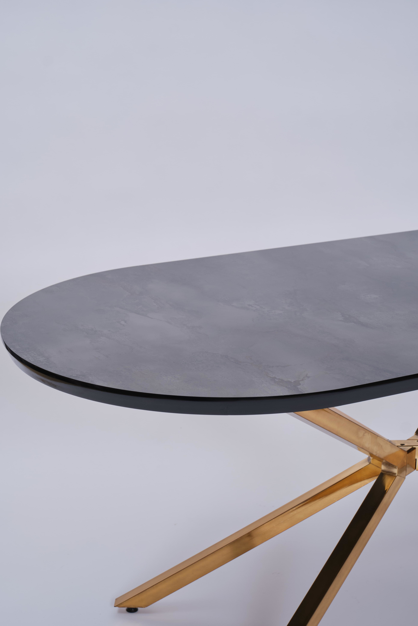Erezogullari Mobilya Bohem Metal Boyali Mdf Lak Panel Yemek Masasi 90X170