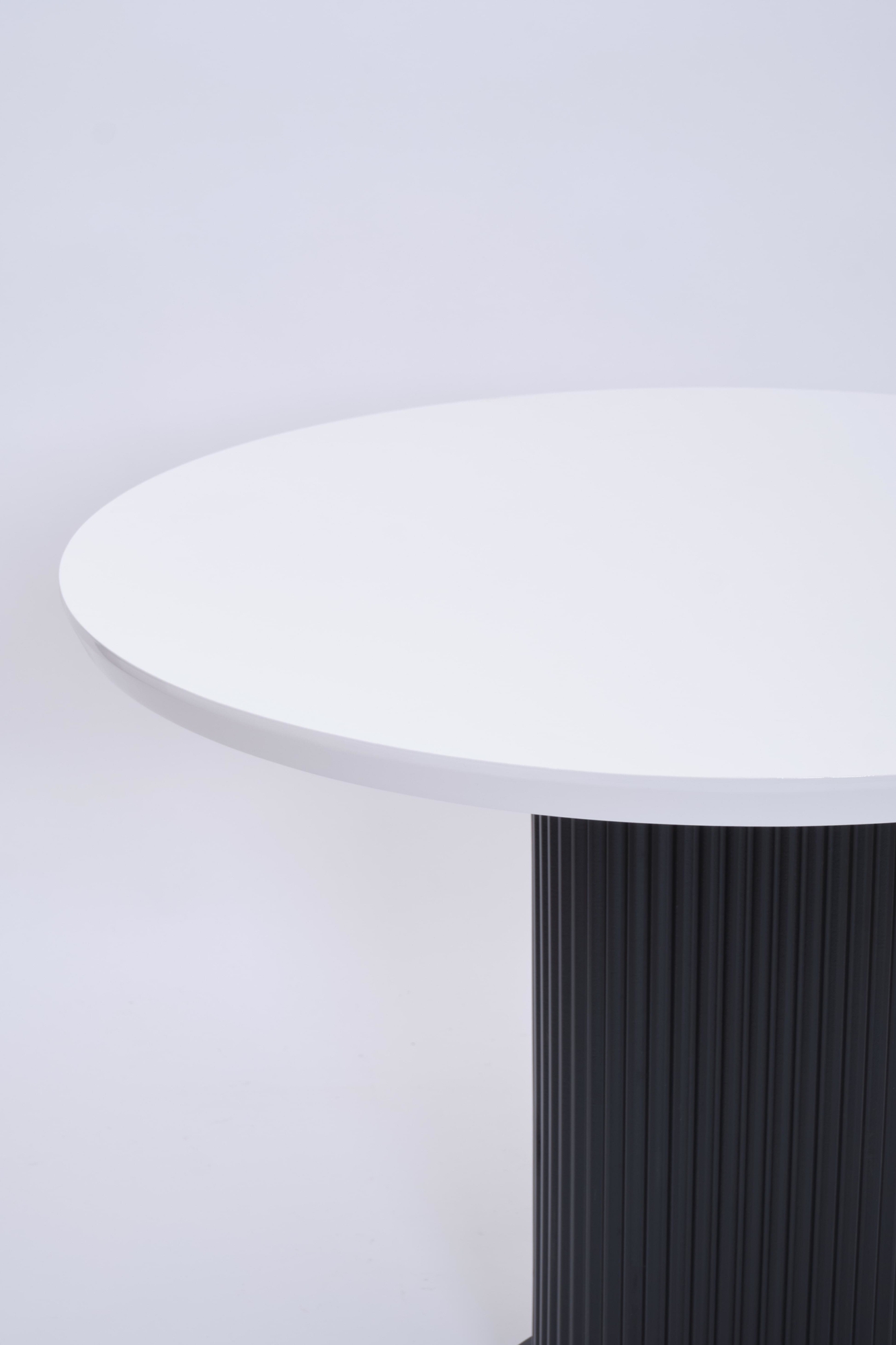 Erezogullari Mobilya Bohem Yuvarlak Lak Panel Mutfak Masasi 100Cm
