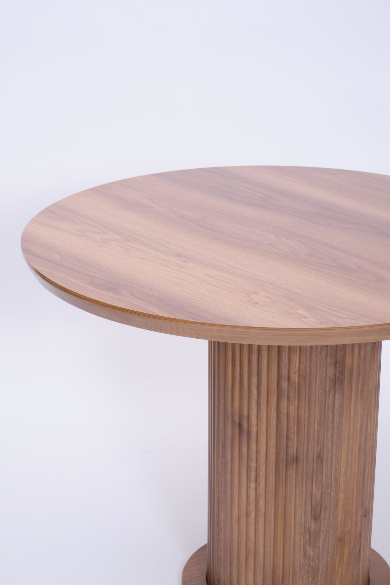 Erezogullari Mobilya Bohem Yuvarlak Lak Panel Mutfak Masasi 100Cm