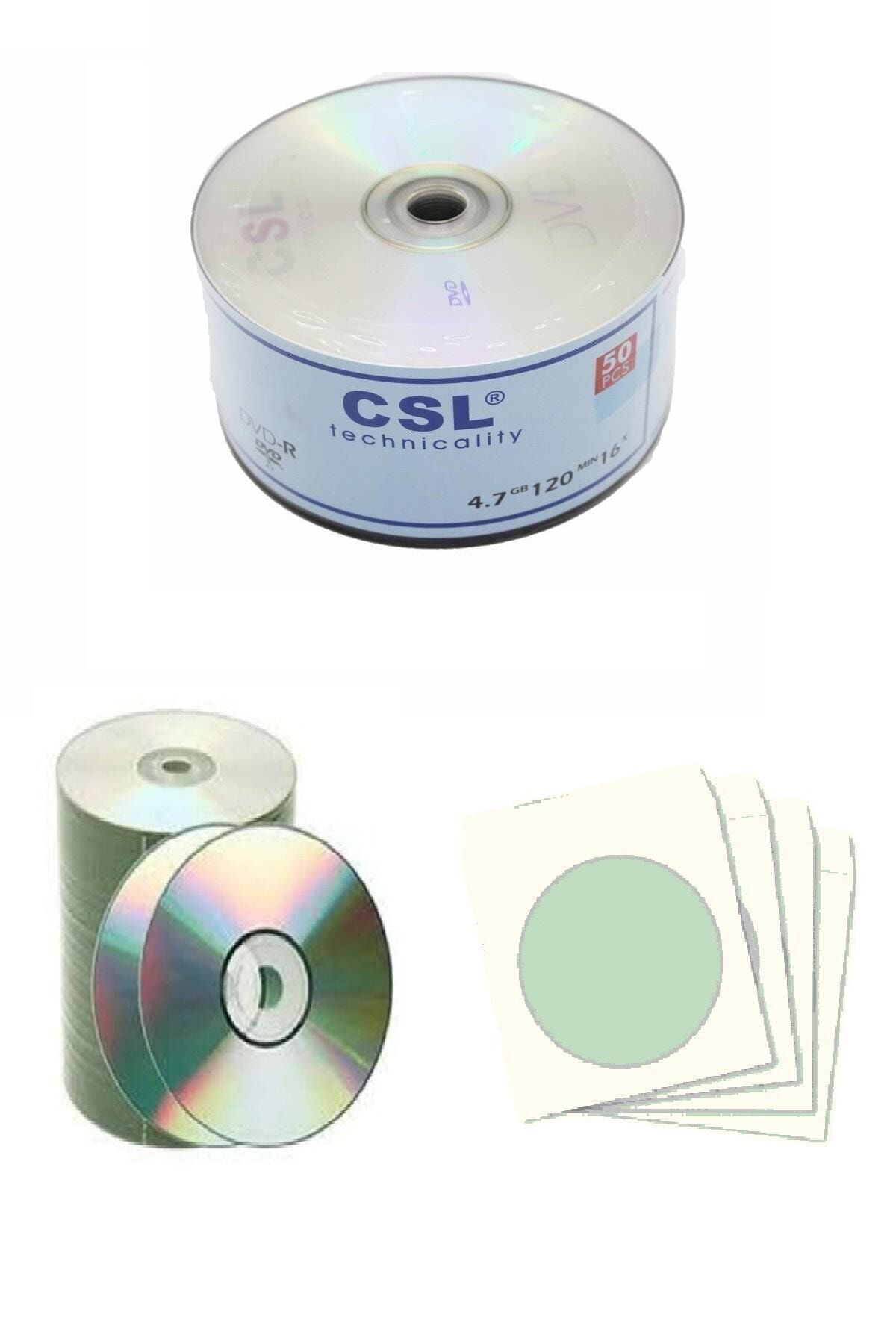 Csl Boş Cd-R 700Mb-80Min 52X 15 Adet Ve Cd Zarfi 15 Adet