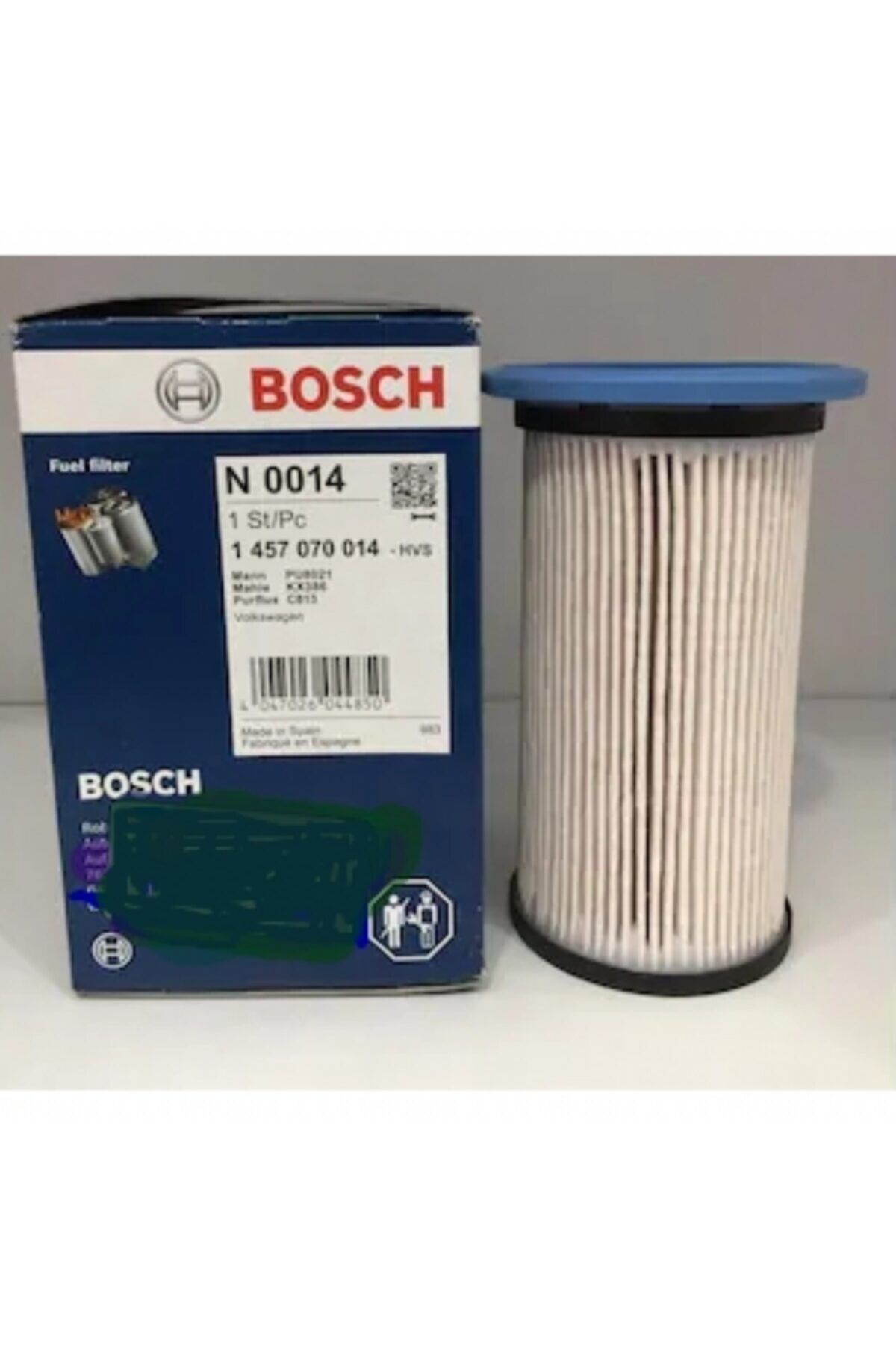 Bosch Hafif Hizmet Bosch 1457070014 Yakit Filtresi Audi Vw A3 Tt, Bettle Caddy İv Go