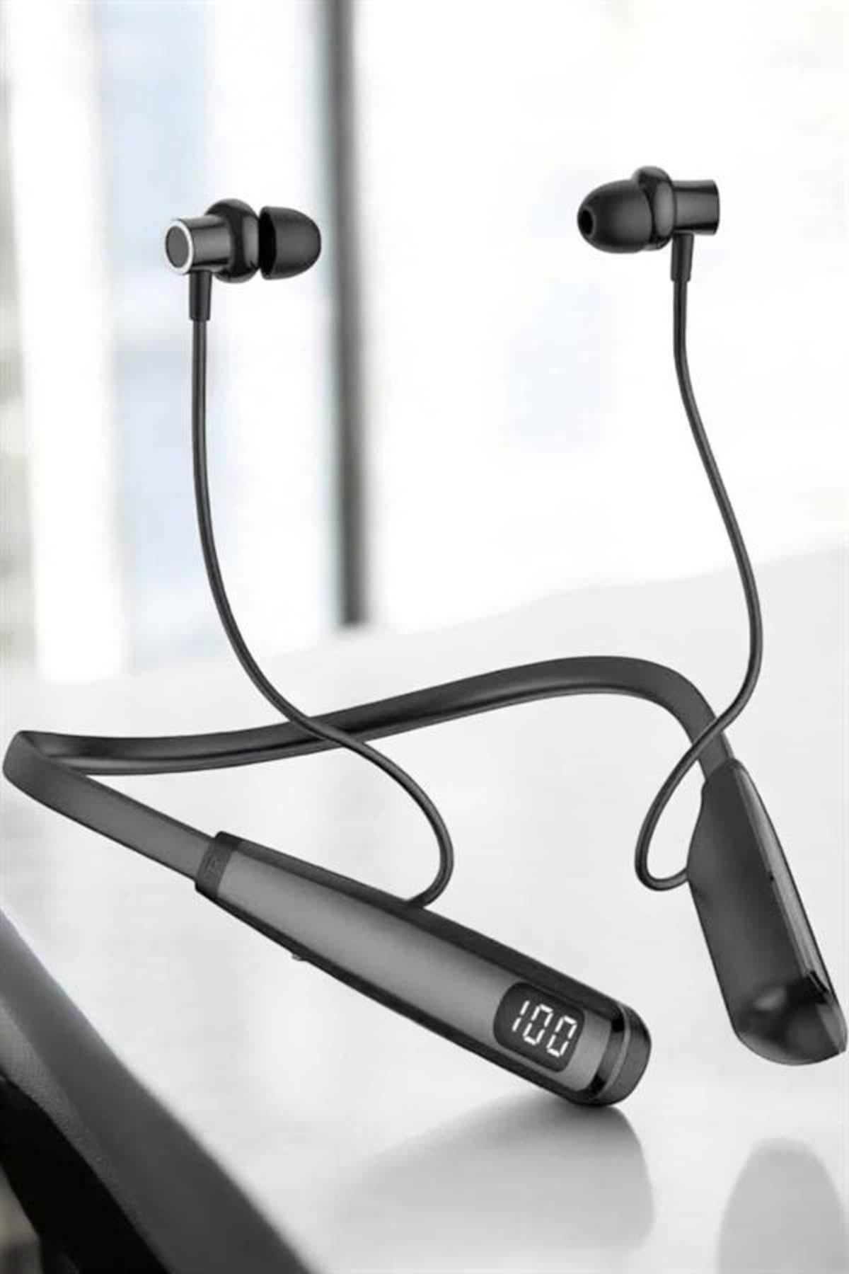Pamiravm Boyun Bantli Bluetooth Kulaklik Yüksek Ses Kaliteli 100 Saat Kula