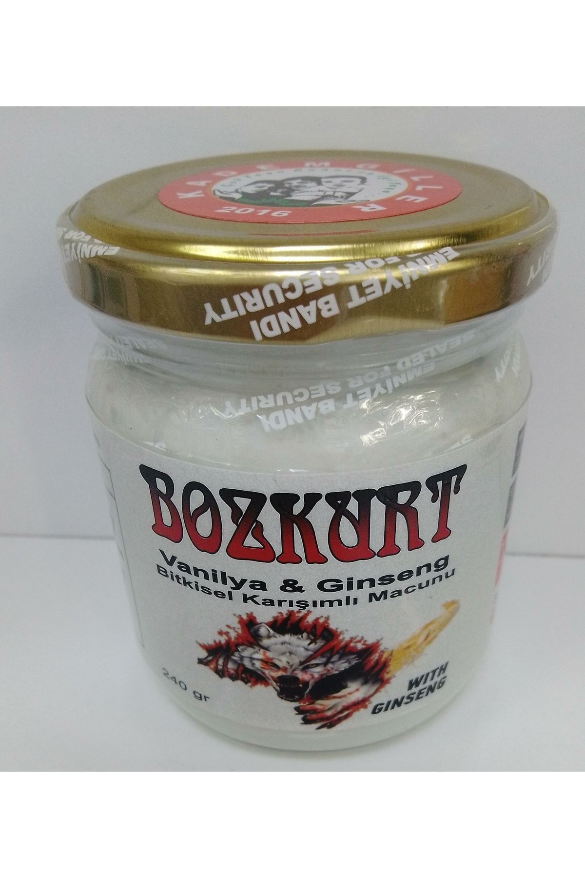 Kademgiller Bozkurt Vanilya&Ginseng Bitkisel Karişimli Macun 240Gr