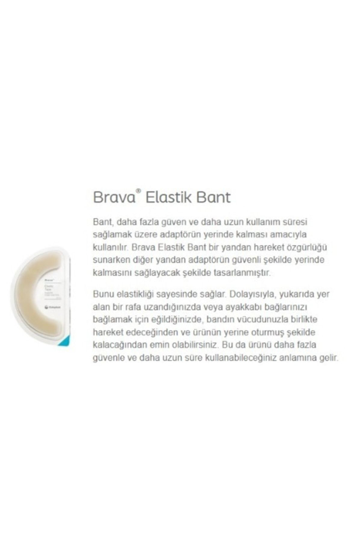 Coloplast Brava® Elastik C Bant (Ay Bant) 20'Li Pk