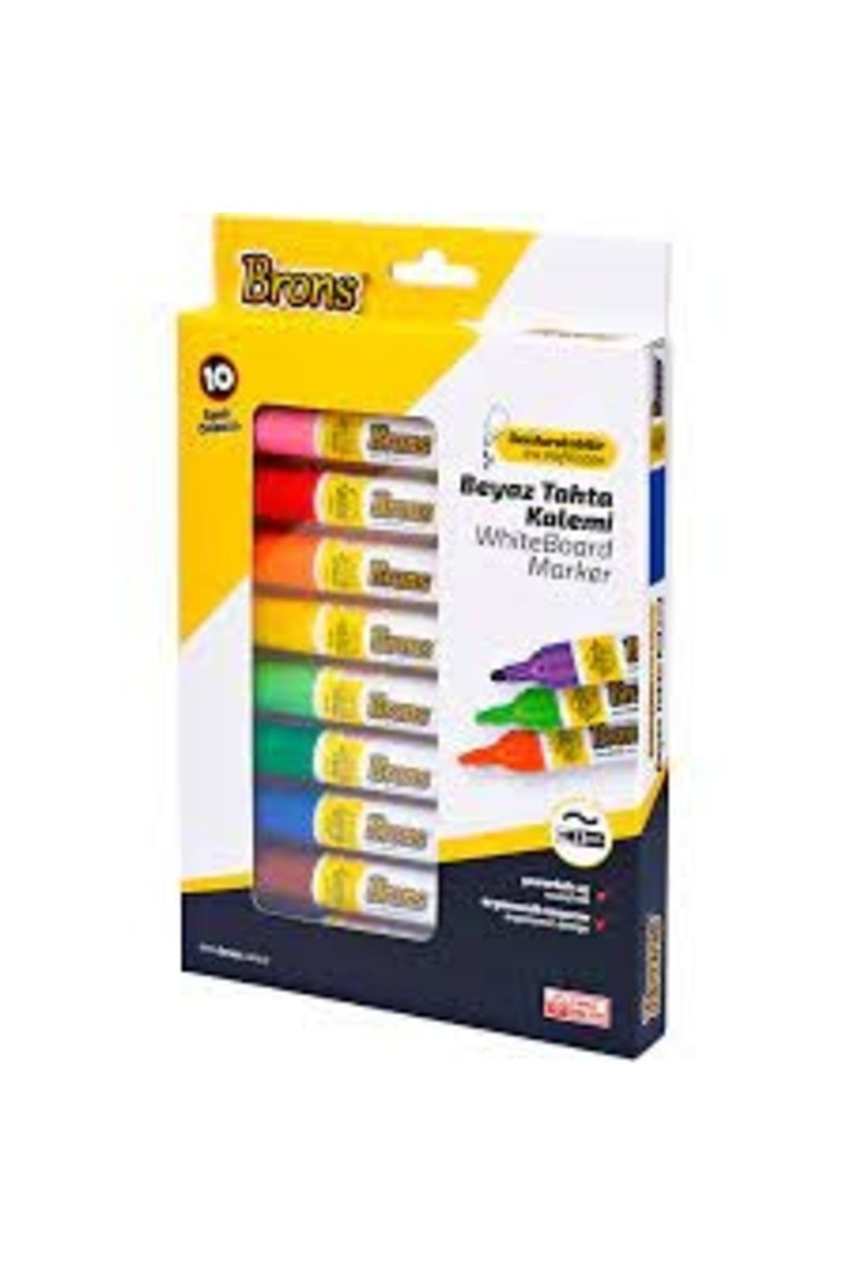 Brons  Boart Marker Kalem Doldurulabilir Yerli 10 Lu Set