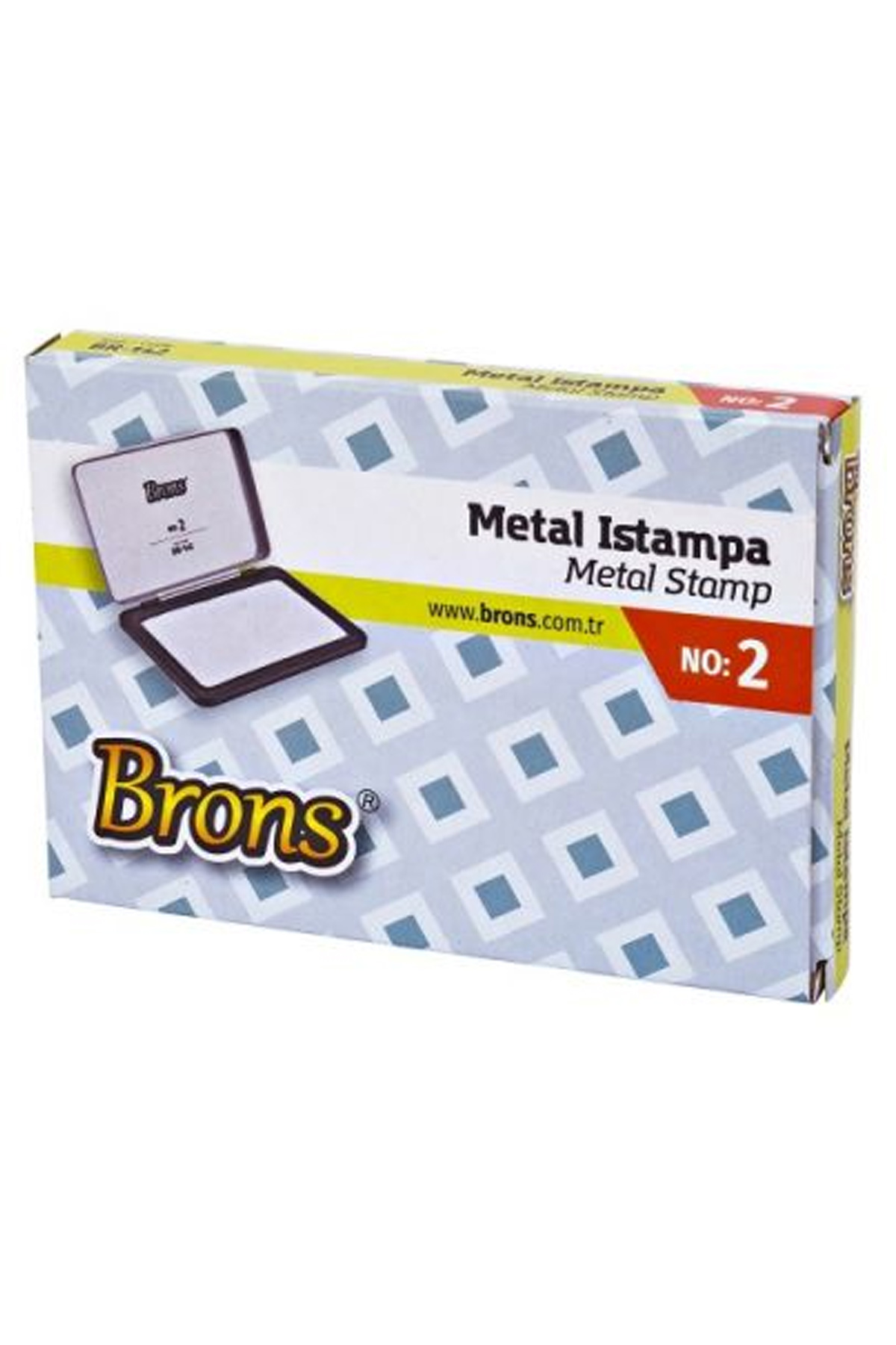 Just Cheap Store Brons Metal İstampa No.2 8,5X12 Cm