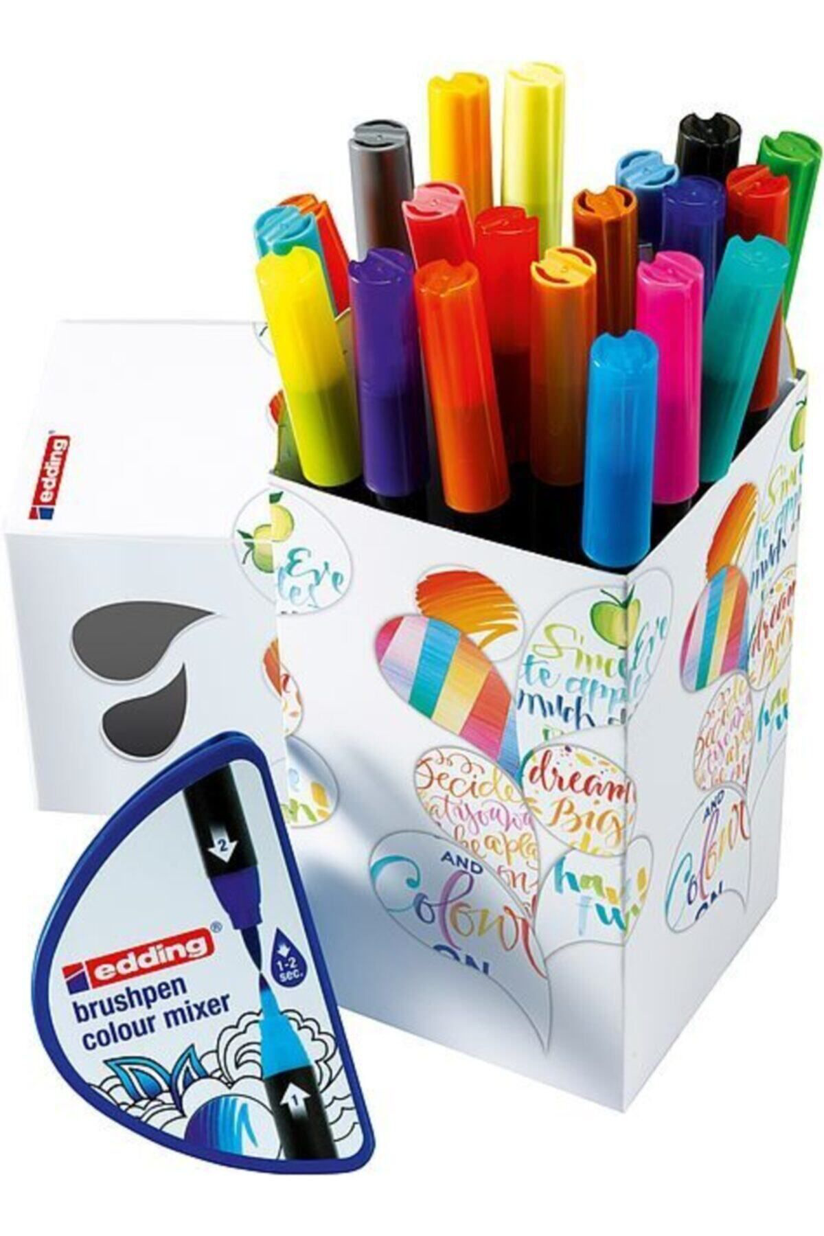 Edding Brush Pen 20 Renk Set Colour Happy