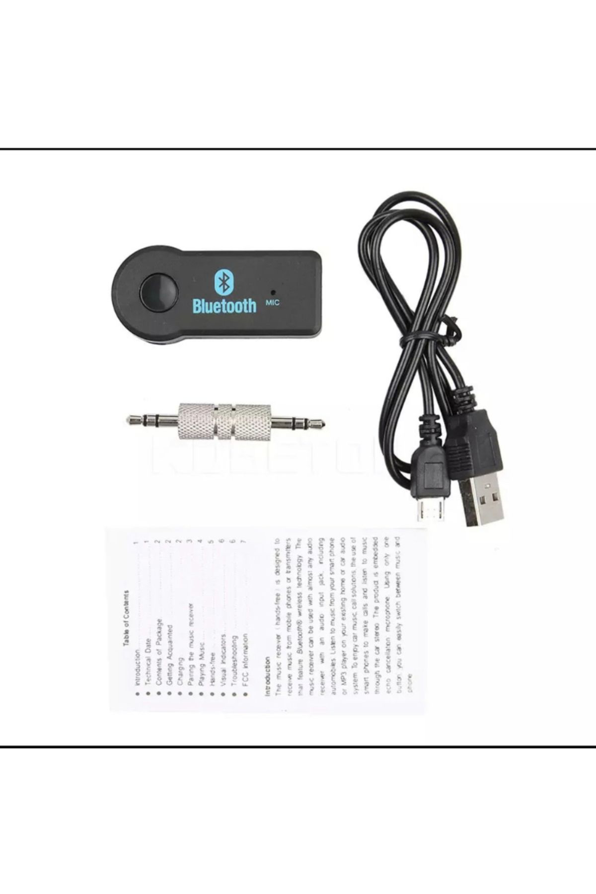 Rosepremium Bs-09 Bluetooth Aux Araç Kiti