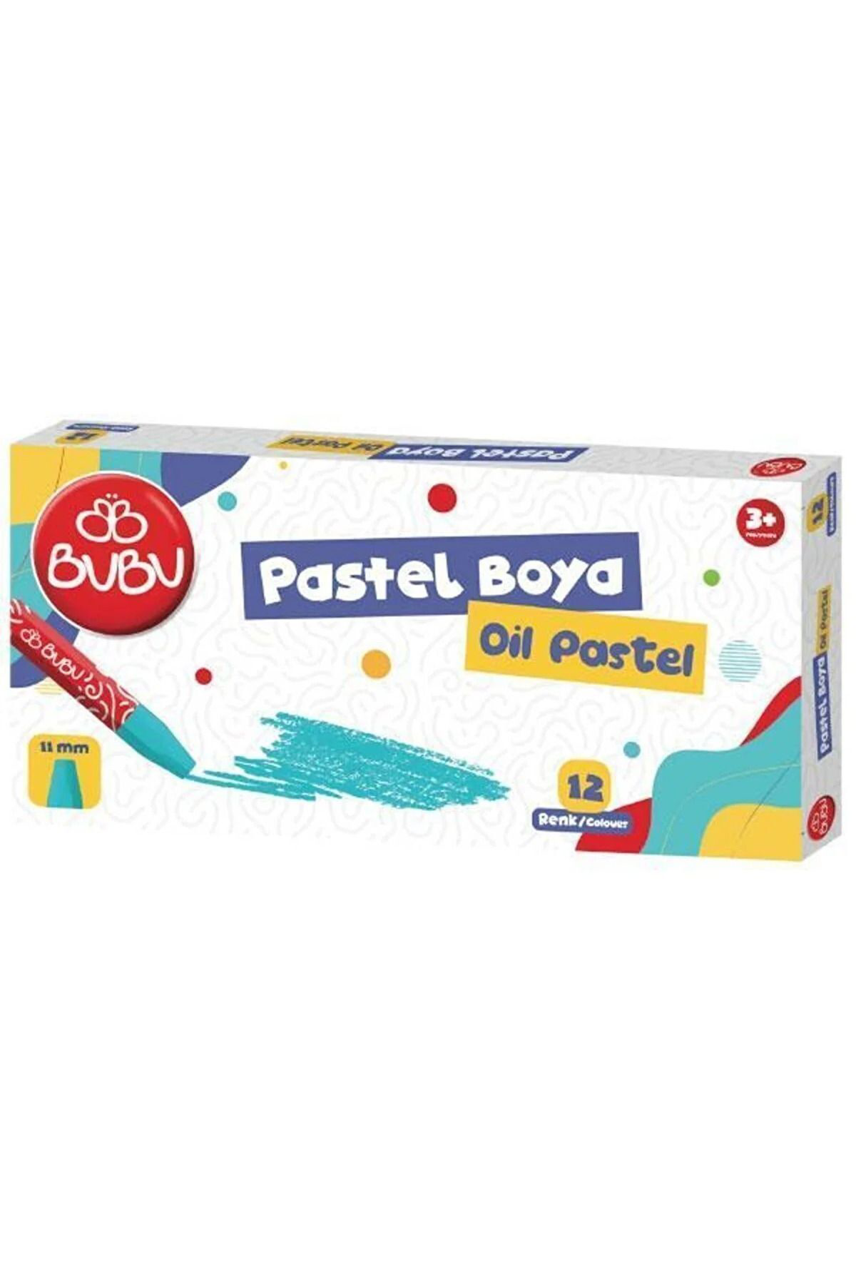 Bubu Bu Bu Pastel Boya 12 Li