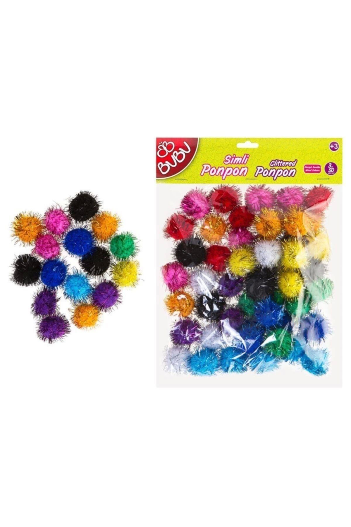 Bubu Bu-Bu Ponpon Simli 3 Cm. 50Li Karma (10X20)