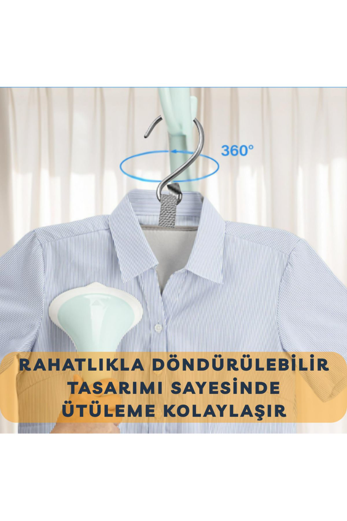 Beylini Buharli Dikey Ütü Mati 5 Katman Asilabilir Yanmaz Çift Tarafli Ke