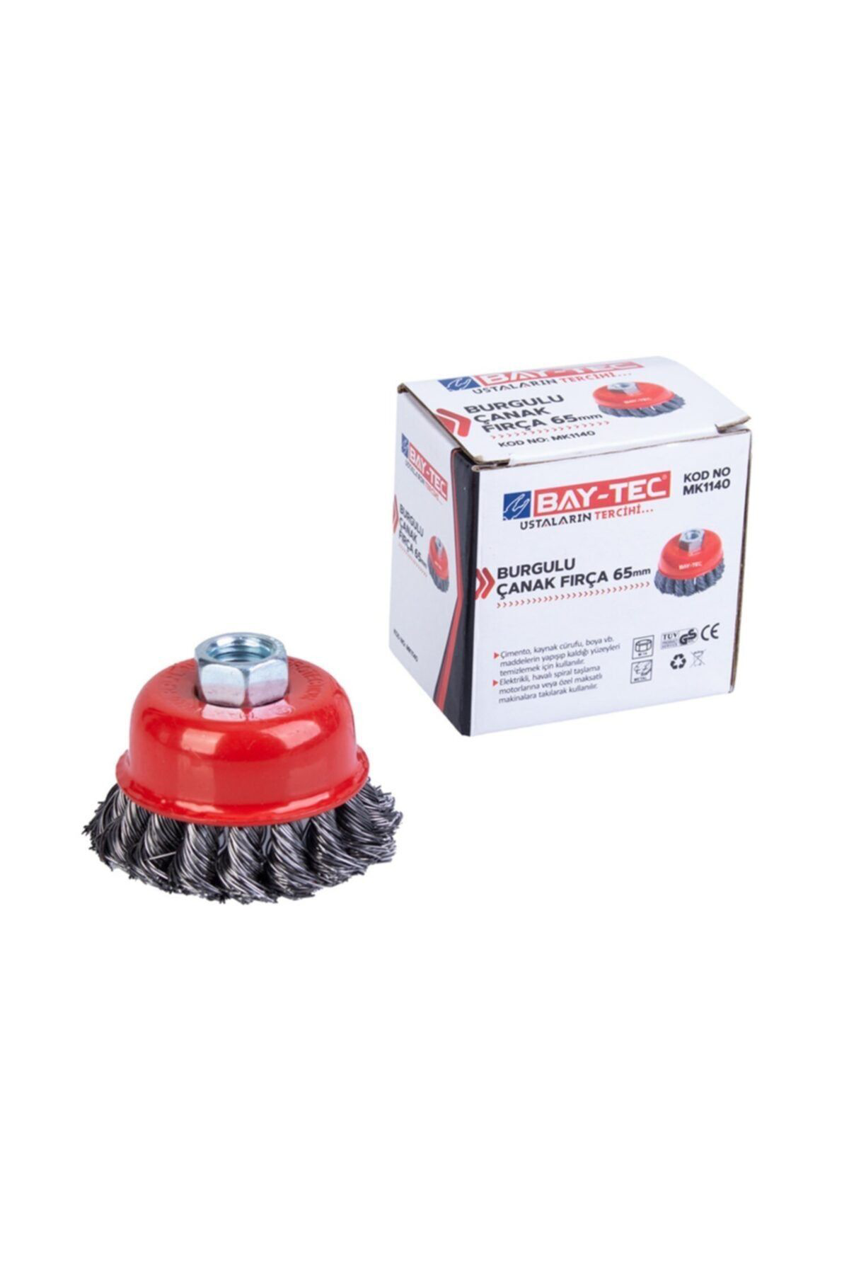 Baytec Burgulu Çanak Firça 65Mm Mk1140
