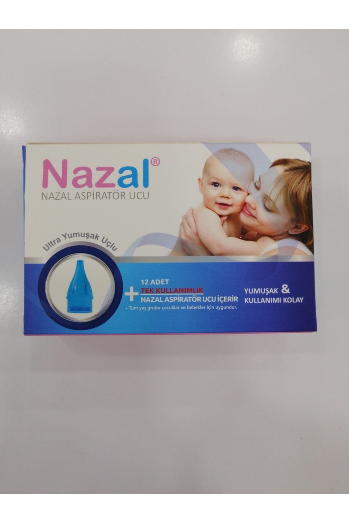 Nazal Burun Aspiratör 12'Li Yedek Uç (Otri Bebe Uyumlu) Nzlbayu