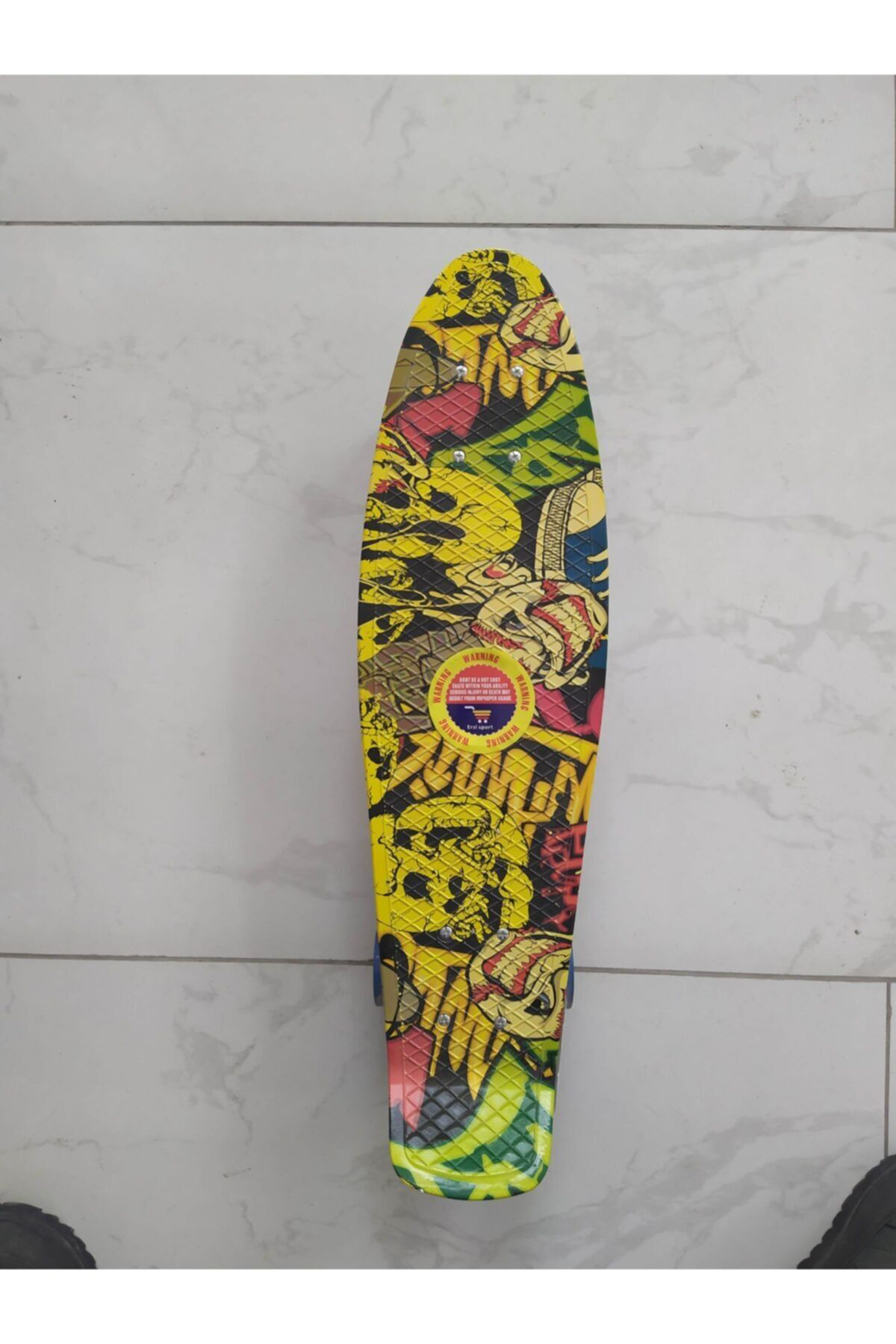 Erzi Büyük Kaykay Silikon Teker İşikli 65 Cm