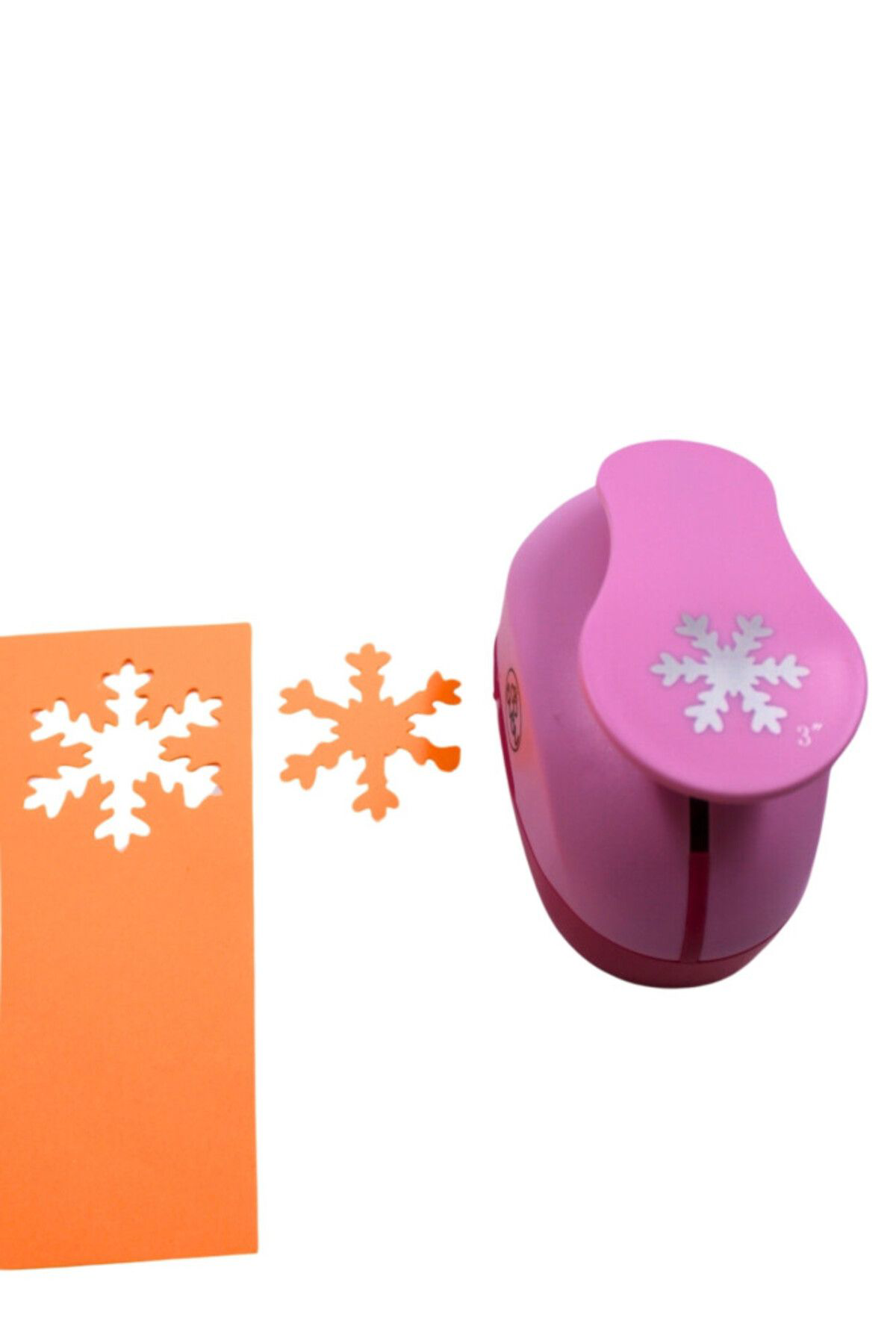Bubu Büyük Şekilli Delgeç Kar Tanesi Xxl Basim Çapi 7.6 Cm
