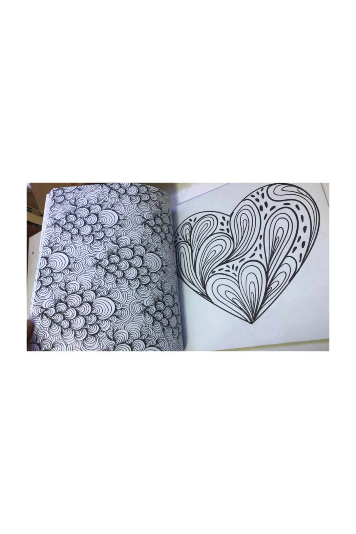 One Spray Tattoo Büyükler İçin Boyama Kitabi 4 Kitap 4 Kutu Boya Seti M.S
